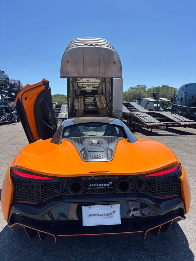 Transporters handling car shipping across country